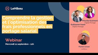 Webinar 32  Comprendre la gestion et l’optimisation des frais professionnels en portage salarial [upl. by Namruht]