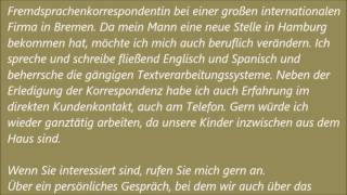 Deutsche Brief A1 A2 B1 Prüfung 9 Bewerbung Schreiben [upl. by Laenaj788]