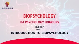 BPCC102 Biopsychology  UNIT  1 Introduction to Biopsychology  IGNOU MALAYALAM [upl. by Eycal349]