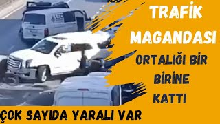 E 5 TE TRAFİK KAZASI ÇOK SAYIDA YARALI VAR trafik istanbultrafik kazahaberleri yaralı [upl. by Handler]