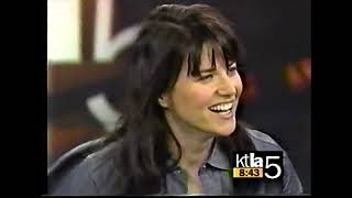 Lucy Lawless Xena Warrior Princess TV News Interview [upl. by Eikcim]