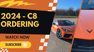 2024 Chevrolet Corvette C8 Stingray  My Order process amp Options [upl. by Dunkin619]