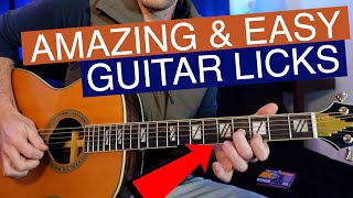 How to Play Amazing Acoustic Guitar Licks to Blow Your Mind [upl. by Gromme]