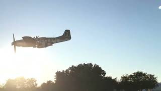 P51 Mustang flyby [upl. by Urial]