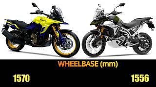 Suzuki VStrom 800DE VS Triumph Tiger 900 specs top speed features vstrom800de tiger900 [upl. by Sulokcin]