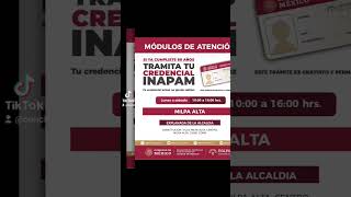 INAPAM TRAMITA TU TARJETA CDMX [upl. by Latsryc]