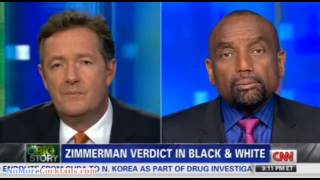 Rev Peterson blasts Piers Morgan Trayvon Was Thug Not Innocent Little Kid [upl. by Otreblide]