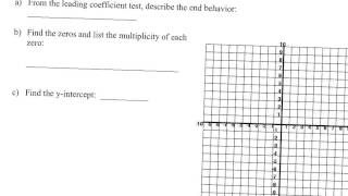 Graphing polynomials practice [upl. by Auria]