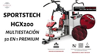 Sportstech HGX200 🏋️ Multiestación 50 en 1 Premium  Reviews De [upl. by Aissatsan]