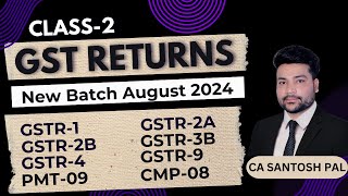 GST Returns Class 2  GST Returns Filing सीखो सबसे Easy तरीके से  CA Santosh Pal [upl. by Strohben]