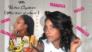 WASH DAY  MON SECRET POUR UN LISSAGE PARFAIT  ROUTINE CAPILLAIRE CRÉPUS [upl. by Nimaynib105]