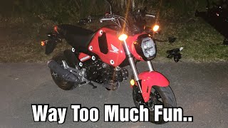 I Rode A Honda Grom For The First Time HILARIOUS [upl. by Tsnre]