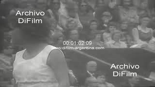 Tennis Evonne Goolagong defeats Marilyn Pryde at Wimbledon  1972 ARCHIVE FOOTAGE [upl. by Eselehs3]