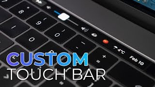 Custom Touch Bar for the MacBook Pro with MTMR [upl. by Lorolla43]