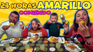 24 HORAS COMIENDO AMARILLO Enreda2 [upl. by Ael]