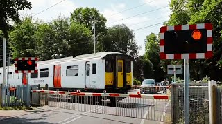 Granhams Level Crossing Cambridgeshire [upl. by Etterual]