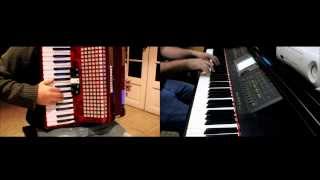 Oblivion  Piazzolla Piano and Accordion Cover [upl. by Caz]