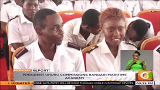 President Kenyatta commissions Bandari Maritime Academy [upl. by Reyotal]