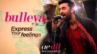 Bulleya Full Video  ADHMRanbir Aishwaryal Amit Mishra Shilpa Rao  Pritam  Karan Johar [upl. by Dnalyaw]