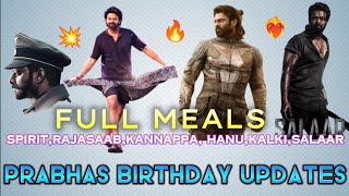 quotExclusive Prabhas Birthday Movie Updates You Can’t Missquot l prabhas Updates On Birthday [upl. by Cherianne922]