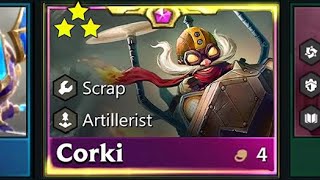 3 Star Corki Carry ⭐⭐⭐6 Scrap  TFT SET 13 [upl. by Hooker260]