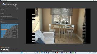 i512400f CINEBENCH R23 Test [upl. by Cayser]