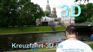 3DVideo AIDA Reisebericht Ostsee Kreuzfahrt  Tag 5  St Petersburg Russland mit AIDAbella [upl. by Kopans]