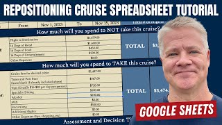 Repositioning Cruise Tool Fly vs Cruise Showdown FREE Spreadsheet [upl. by Haldas]