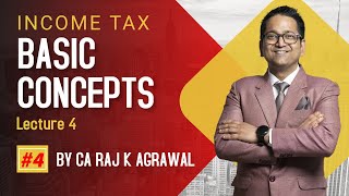 4 Basic Concepts of Income Tax  Lecture 4  CA Raj K Agrawal [upl. by Aeht]