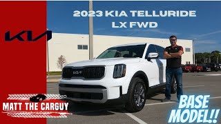 The 2023 Kia Telluride LX is the most “loaded” base trim level of any mid size SUVs Review drive [upl. by Aicnilav]