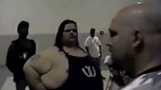 Haystacks Calhoun Jr Interview and Brawl 5202000 IPW Crystal River FL May Massacre II [upl. by Ydarg]