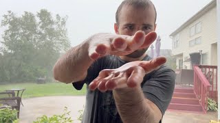 ASMR Abstract Hand Movements in the Rain [upl. by Ivanna]