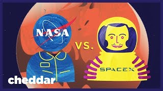 The Race to Mars Is More than Musk vs NASA  Cheddar Explores [upl. by Erdnaet835]