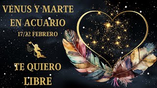 💑VENUS Y MARTE EN ACUARIO♒ TE QUIERO LIBRE💖 [upl. by Rainah]