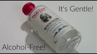 Thayers AlcoholFree Witch Hazel Facial Toner Review [upl. by Dhumma655]