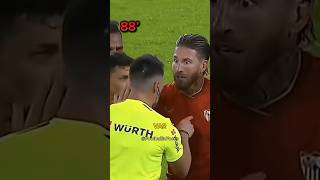 Ramos red card against Real Sociedad was wild 🤣football shorts [upl. by Jansen]