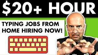 Top 15 Typing Jobs You Can Start Today  Work From Home [upl. by Ahsital666]