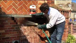 Cleaning Brick and Stone  Outdoor HowTo From Home Work With Hank [upl. by Roel]