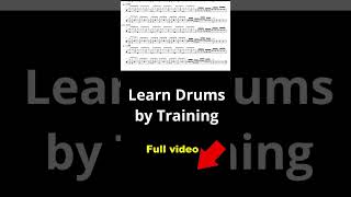 Learn Drums by Training  Aprender Bateria 77 drumlessons auladebateria [upl. by Teryl]