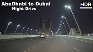 Abu Dhabi to Dubai Night Drive [upl. by Devitt563]