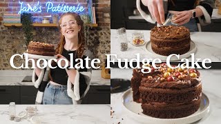 The BEST EVER Chocolate Fudge Cake Recipe  Jane’s Patisserie [upl. by Troy]