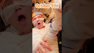 BLIPPIS a MUMMY Halloween Challenges blippi shorts [upl. by Iaw]