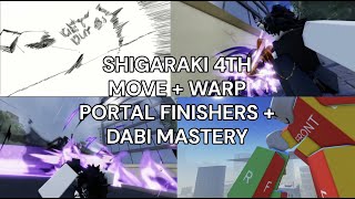 NEW SHIGARAKI 4TH ULTIMATE MOVE  WARP PORTAL  DABI MASTERY SNEAKS  Roblox Heroes Battlegrounds [upl. by Harutak]