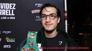 BenavidezMorrell Post Press Conference Interview With Brandon Figueroa FigueroaFulton2 [upl. by Isawk]