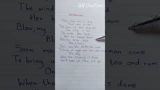 Wellerman 🌊🛳️ Nathan EvansSea Shanty wellerman lyrics songlyrics shorts viral [upl. by Alhan580]