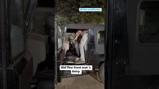 Old Thar front seat entry full modified Thar ph 9888993343 Amritsar Punjab [upl. by Barnabe615]