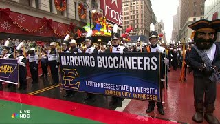 East Tennessee State Univesity 2024 Macys Thanksgiving Day Parade with Parade Footage [upl. by Asilenna]