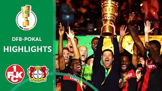 Leverkusen are DFBPokal Winners  1 FC Kaiserslautern vs Bayer 04 Leverkusen 01 DFBPokal Final [upl. by Mancino]