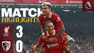 Brilliant Nunez Goal amp Another Diaz Double  Liverpool FC 30 Bournemouth  Highlights [upl. by Hurst]