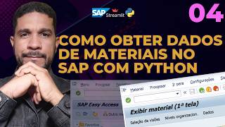 Como Obter Dados de Materiais no SAP MM03 com Python  Streamlit  Sapscripting [upl. by Easton]